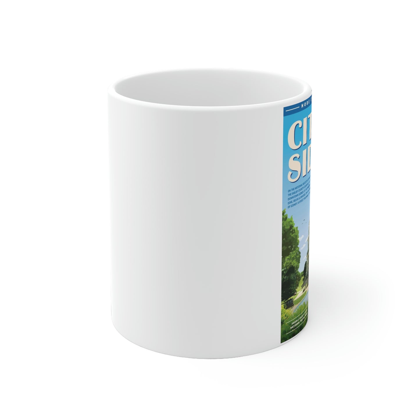 White Ceramic Mug - Sidney