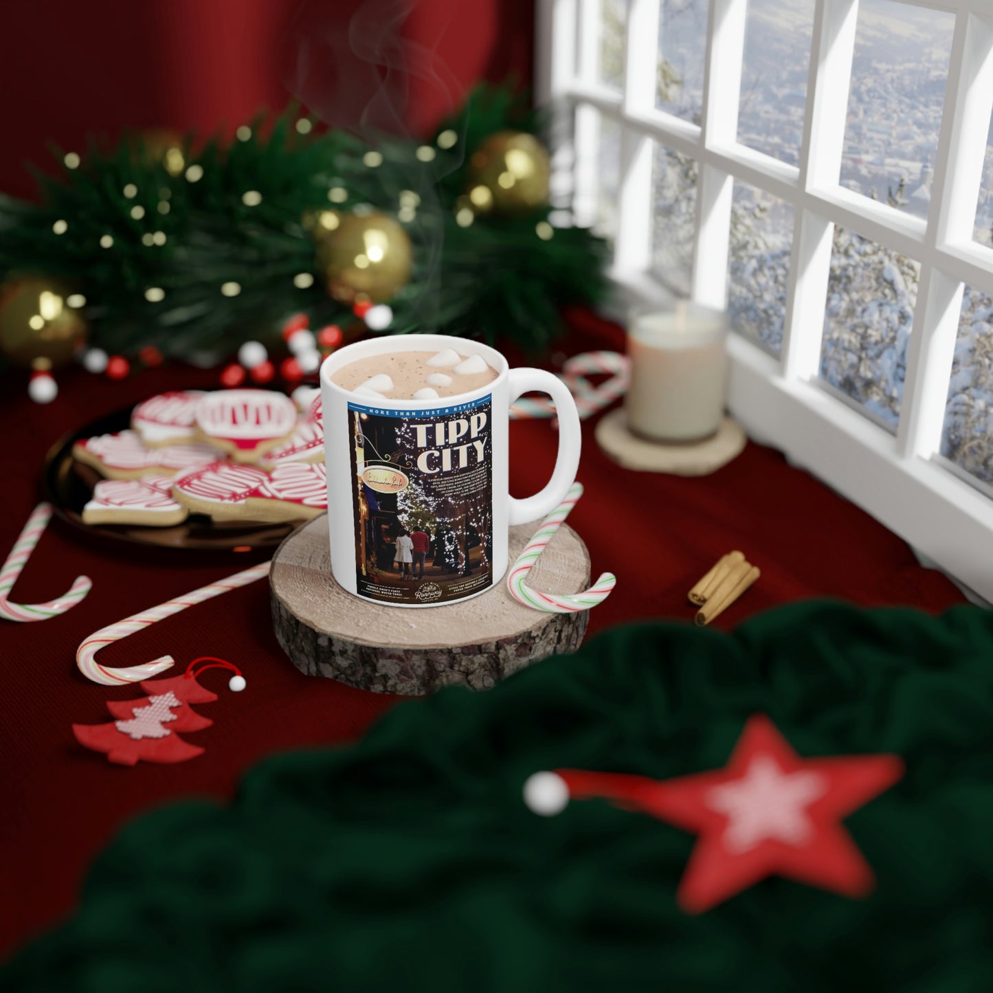 White Ceramic Mug - Tipp City