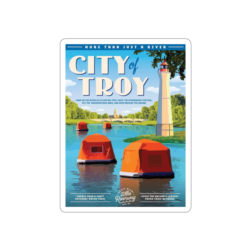 Troy, OH - Sticker