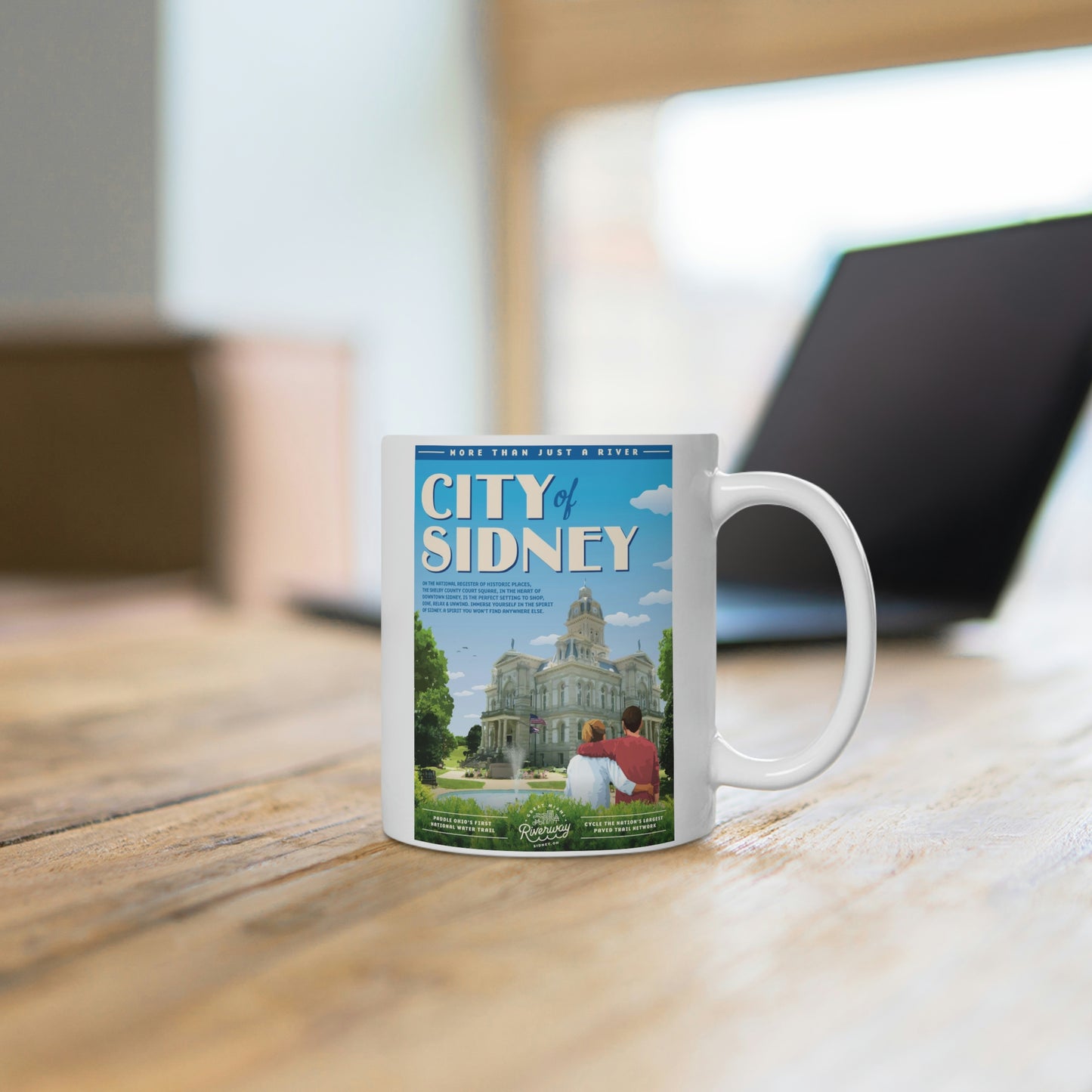 White Ceramic Mug - Sidney