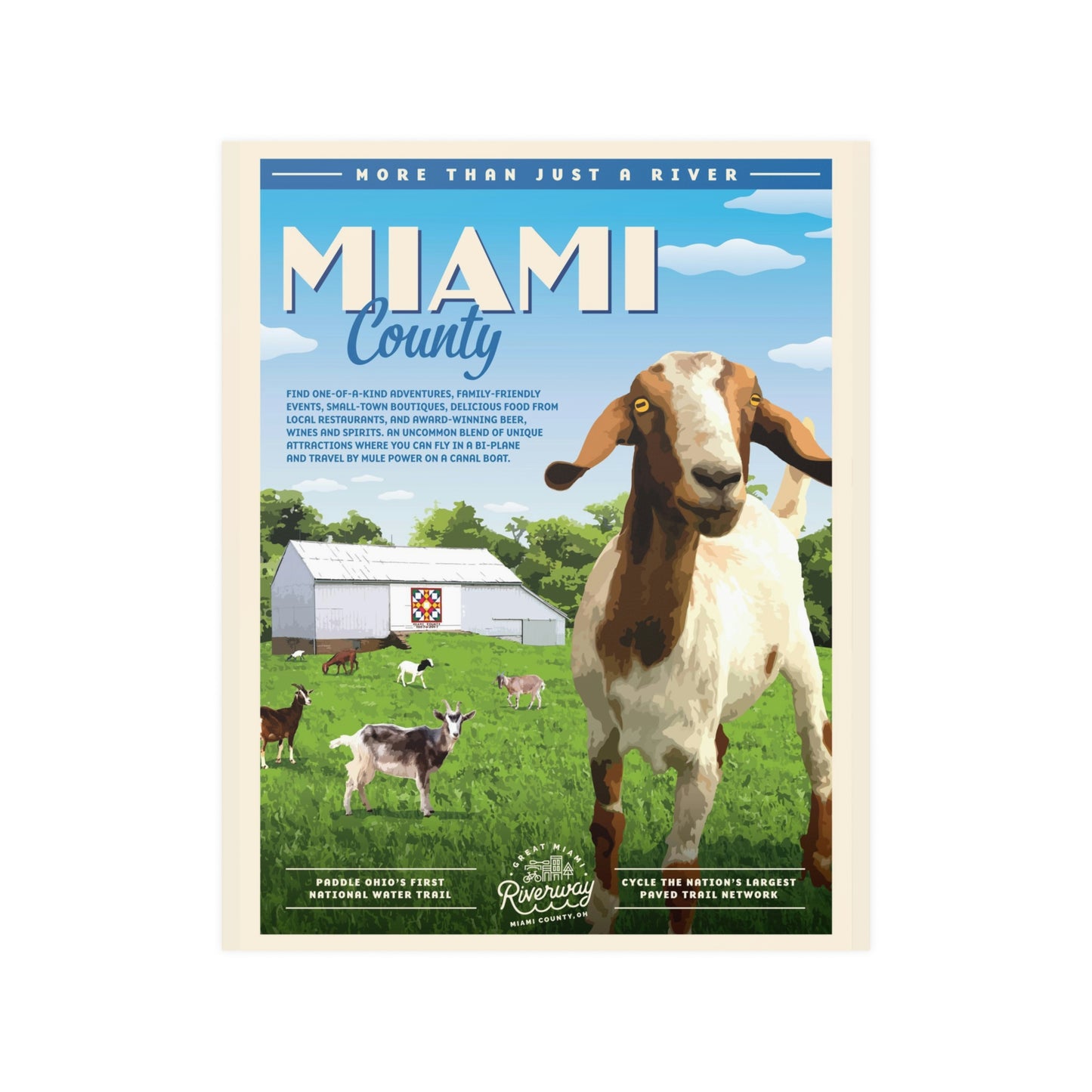 Miami County, OH - Poster