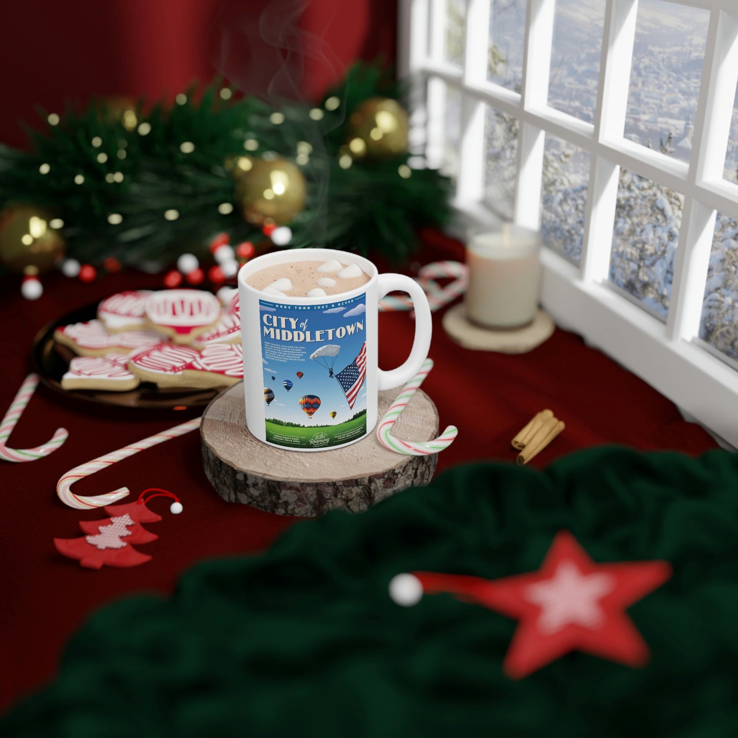 White Ceramic Mug - Middletown