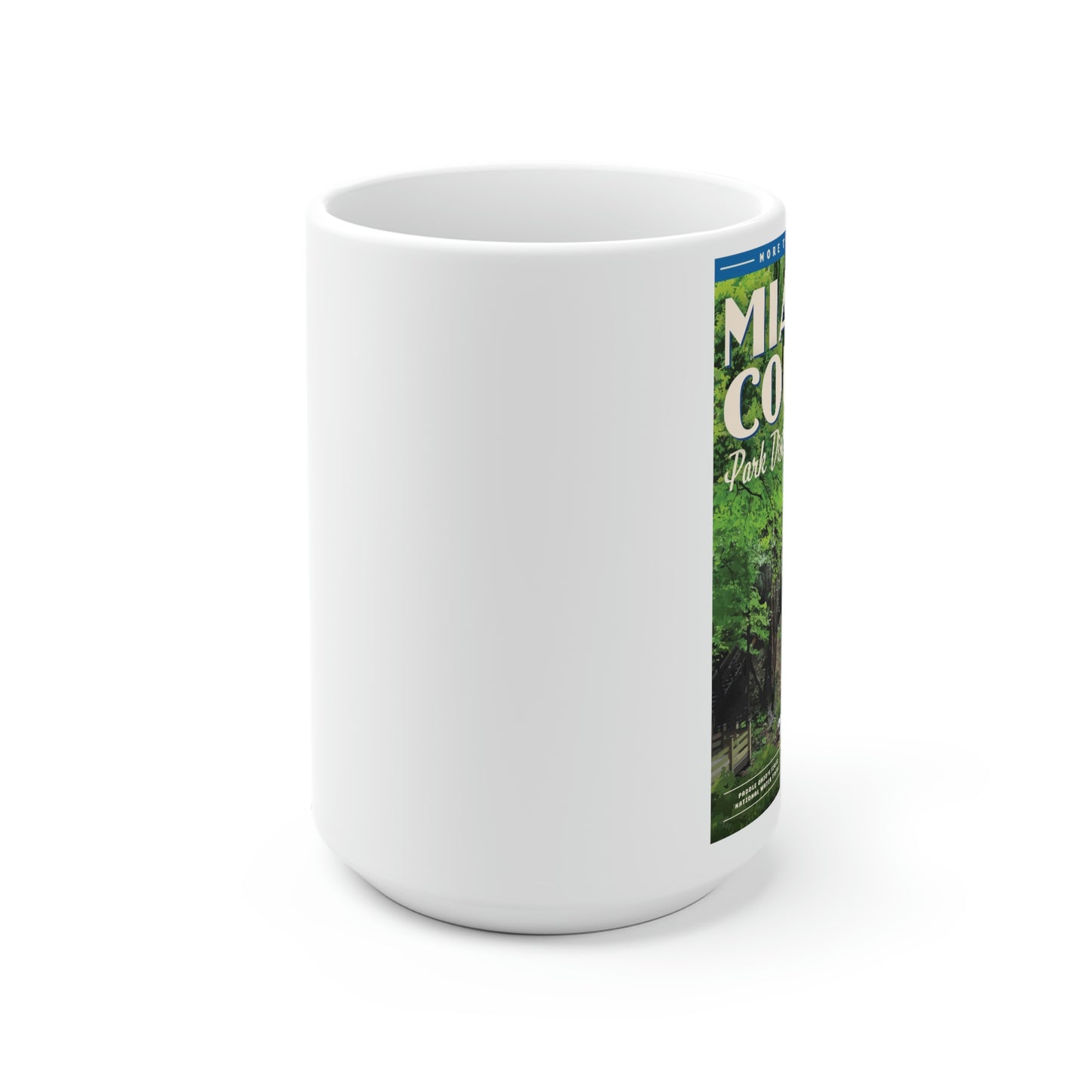 White Ceramic Mug - Miami County Park District