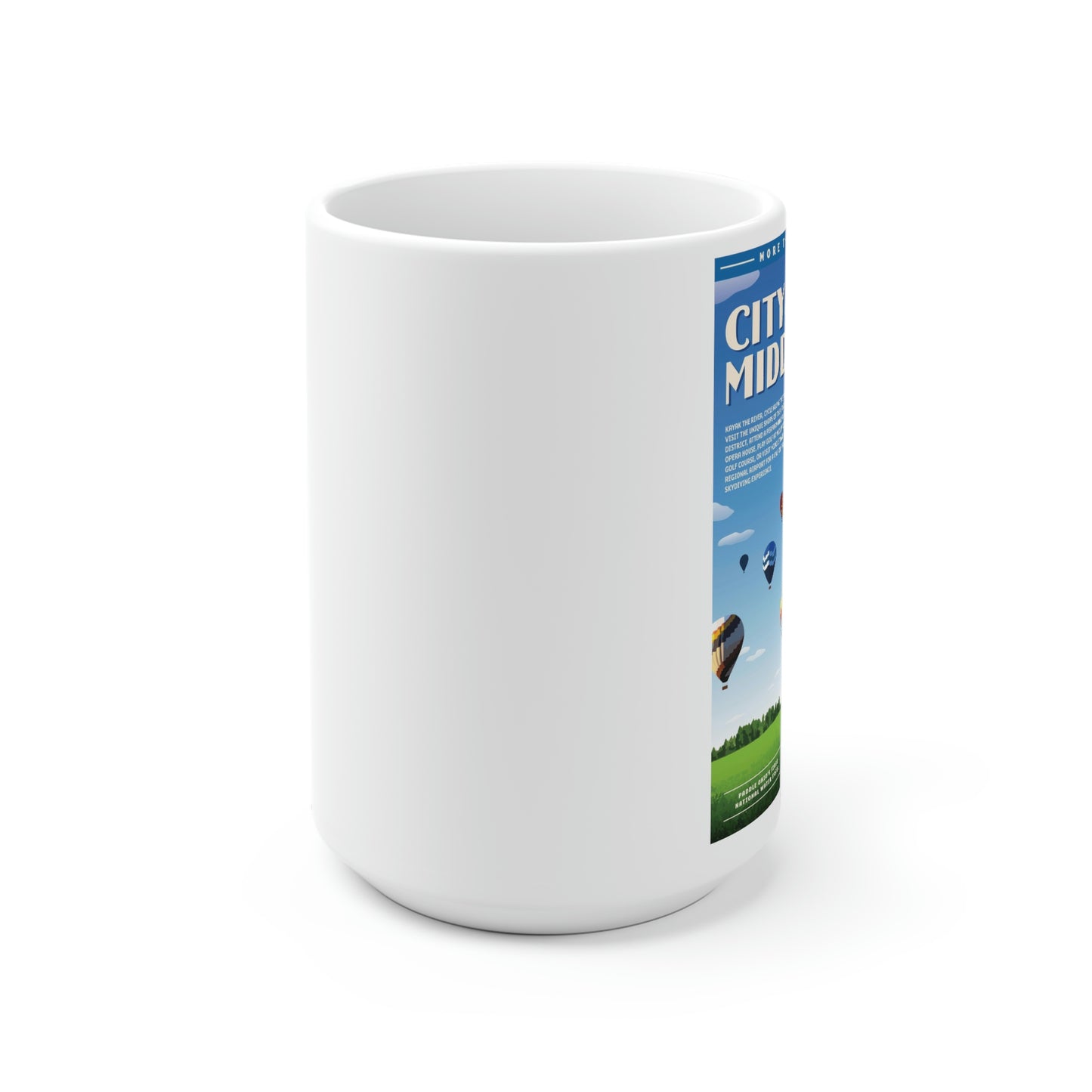 White Ceramic Mug - Middletown