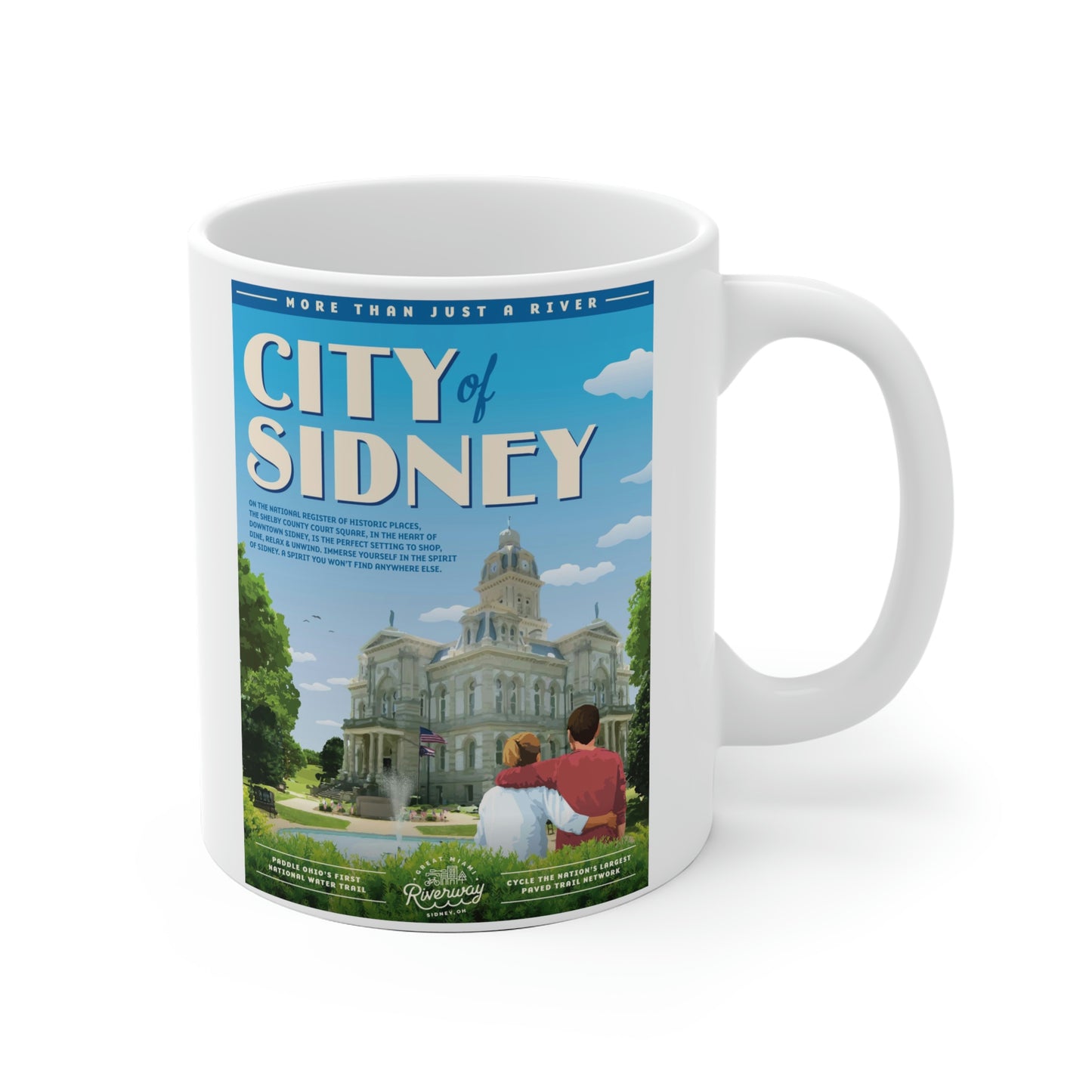 White Ceramic Mug - Sidney