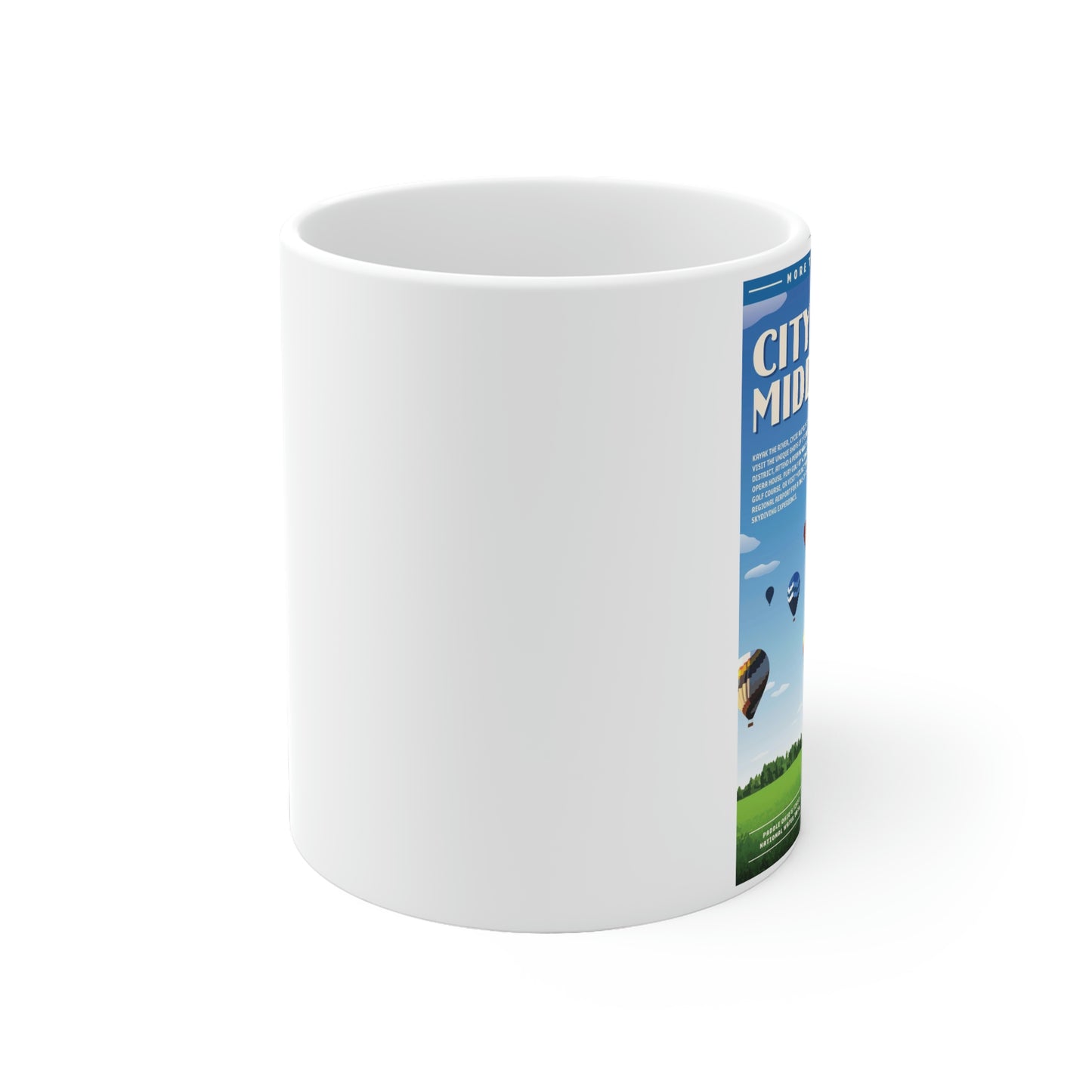 White Ceramic Mug - Middletown