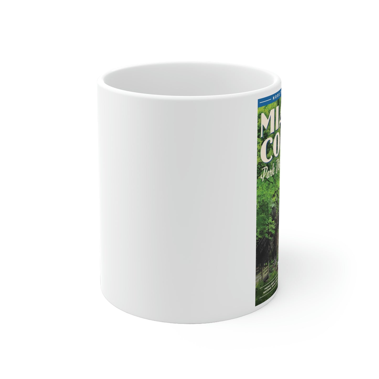 White Ceramic Mug - Miami County Park District