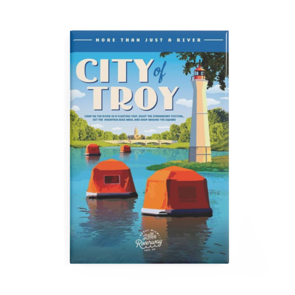Troy OH, - Fridge Magnet