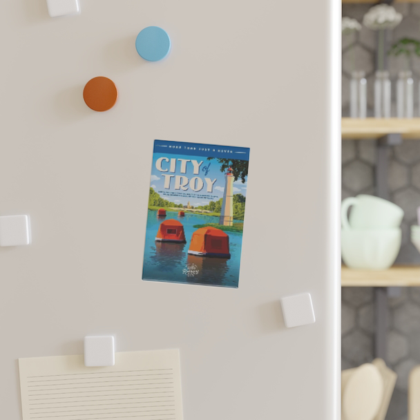 Troy OH, - Fridge Magnet