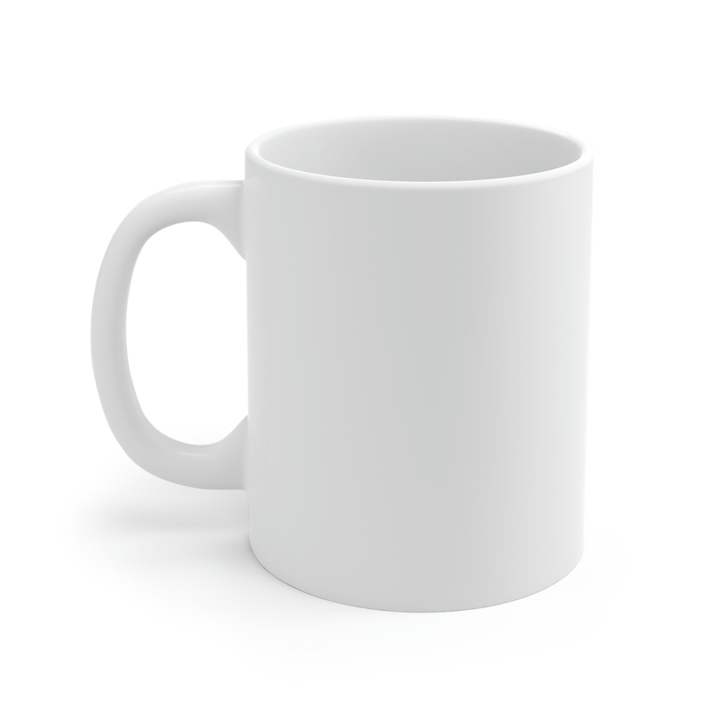 White Ceramic Mug - Troy